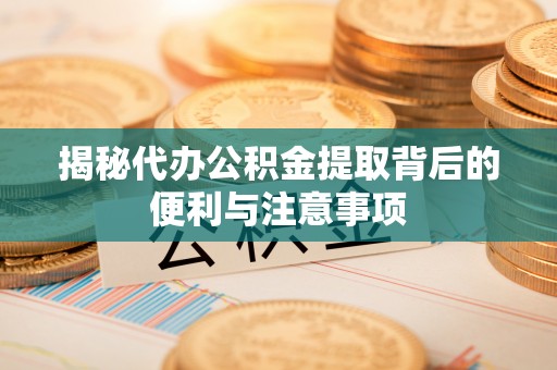 林甸揭秘代办公积金提取背后的便利与注意事项