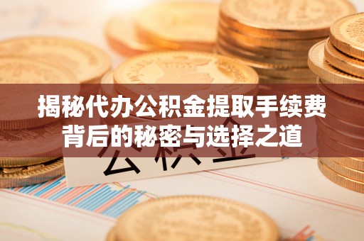 林甸揭秘代办公积金提取手续费背后的秘密与选择之道