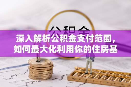 林甸深入解析公积金支付范围，如何最大化利用你的住房基金