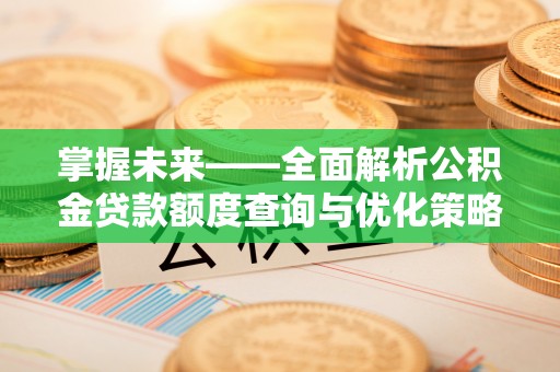 林甸掌握未来——全面解析公积金贷款额度查询与优化策略