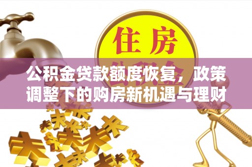 林甸公积金贷款额度恢复，政策调整下的购房新机遇与理财规划