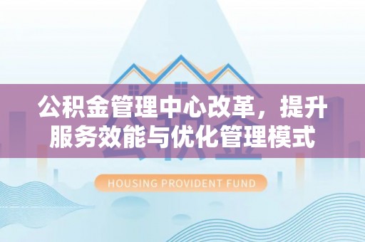 林甸公积金管理中心改革，提升服务效能与优化管理模式