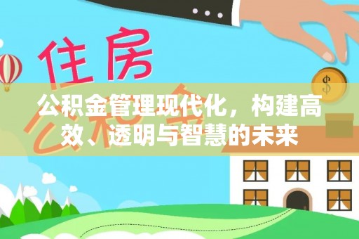 林甸公积金管理现代化，构建高效、透明与智慧的未来