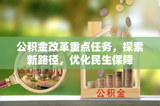 林甸公积金改革重点任务，探索新路径，优化民生保障