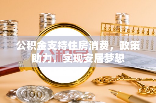 林甸公积金支持住房消费，政策助力，实现安居梦想