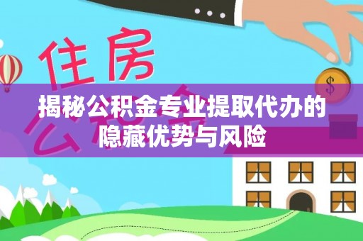 林甸揭秘公积金专业提取代办的隐藏优势与风险