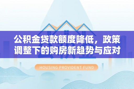 林甸公积金贷款额度降低，政策调整下的购房新趋势与应对策略