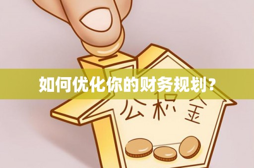 林甸如何优化你的财务规划？