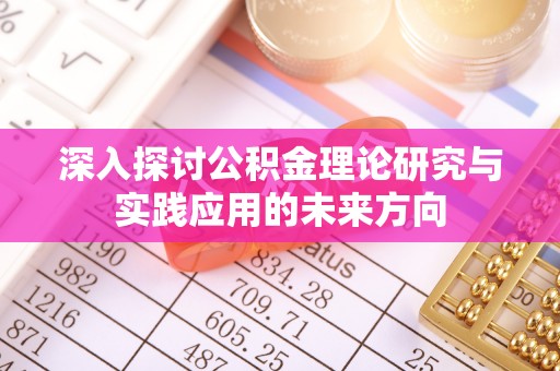 林甸深入探讨公积金理论研究与实践应用的未来方向