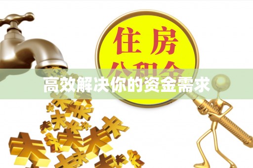 林甸高效解决你的资金需求