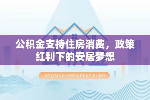 林甸公积金支持住房消费，政策红利下的安居梦想