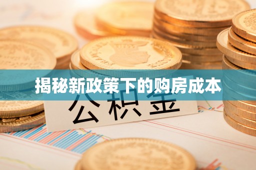 林甸揭秘新政策下的购房成本