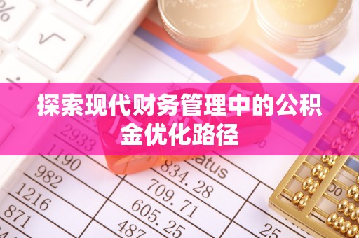 林甸探索现代财务管理中的公积金优化路径