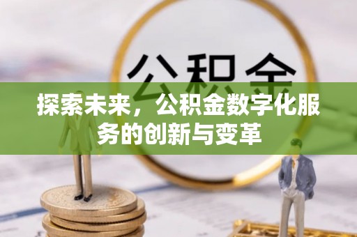 林甸探索未来，公积金数字化服务的创新与变革