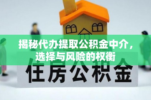 林甸揭秘代办提取公积金中介，选择与风险的权衡