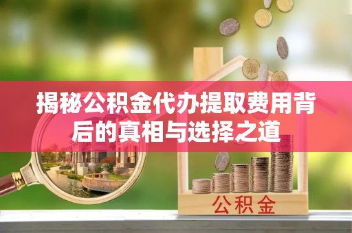 林甸揭秘公积金代办提取费用背后的真相与选择之道