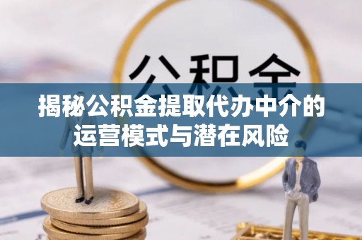 林甸揭秘公积金提取代办中介的运营模式与潜在风险