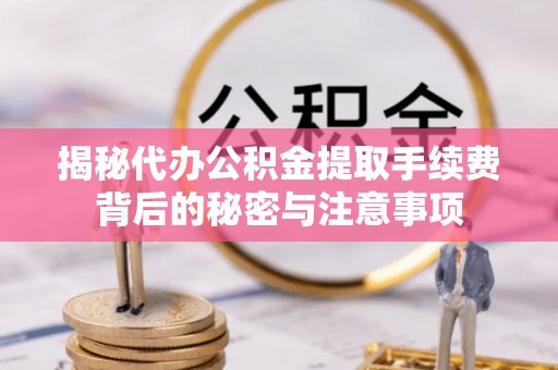 林甸揭秘代办公积金提取手续费背后的秘密与注意事项