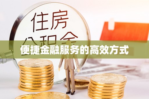 林甸便捷金融服务的高效方式