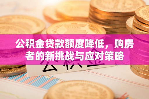 林甸公积金贷款额度降低，购房者的新挑战与应对策略