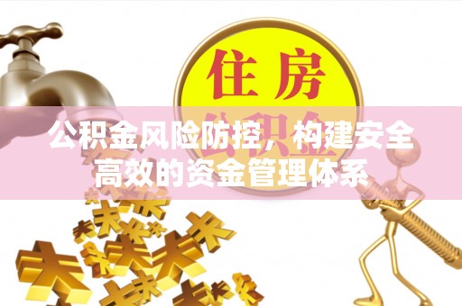 林甸公积金风险防控，构建安全高效的资金管理体系