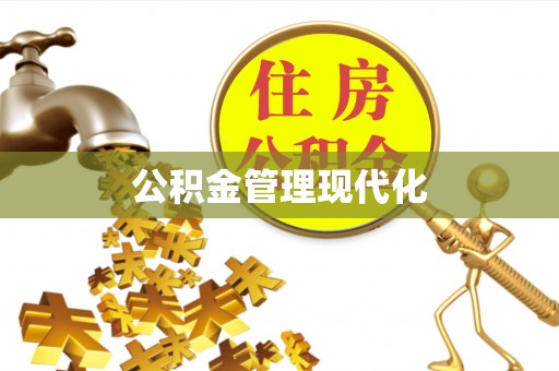 林甸公积金管理现代化