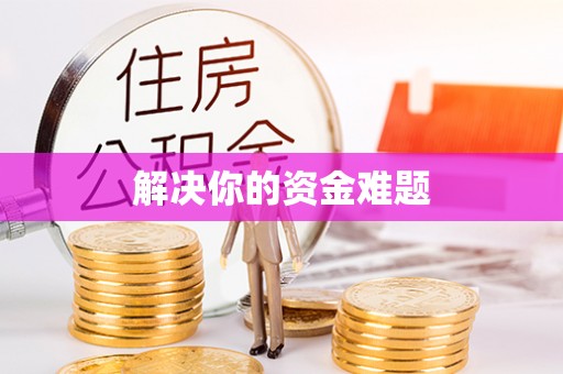 林甸解决你的资金难题