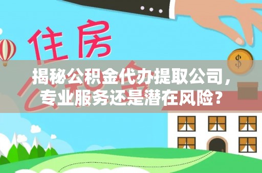 林甸揭秘公积金代办提取公司，专业服务还是潜在风险？