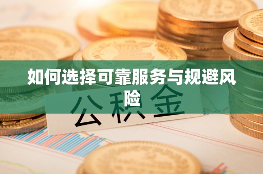 林甸如何选择可靠服务与规避风险