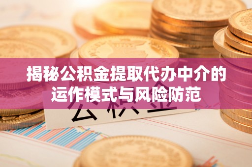 林甸揭秘公积金提取代办中介的运作模式与风险防范