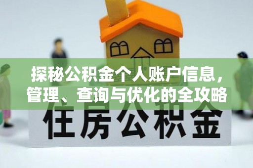 林甸探秘公积金个人账户信息，管理、查询与优化的全攻略