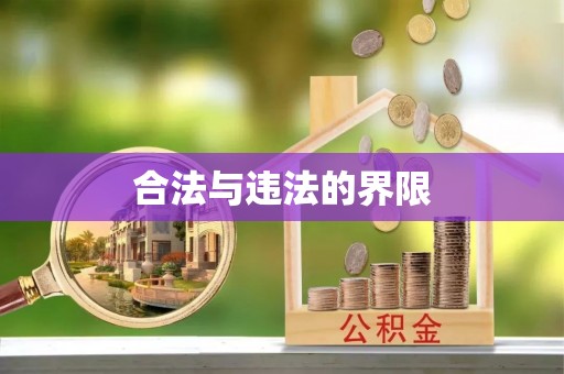 林甸合法与违法的界限